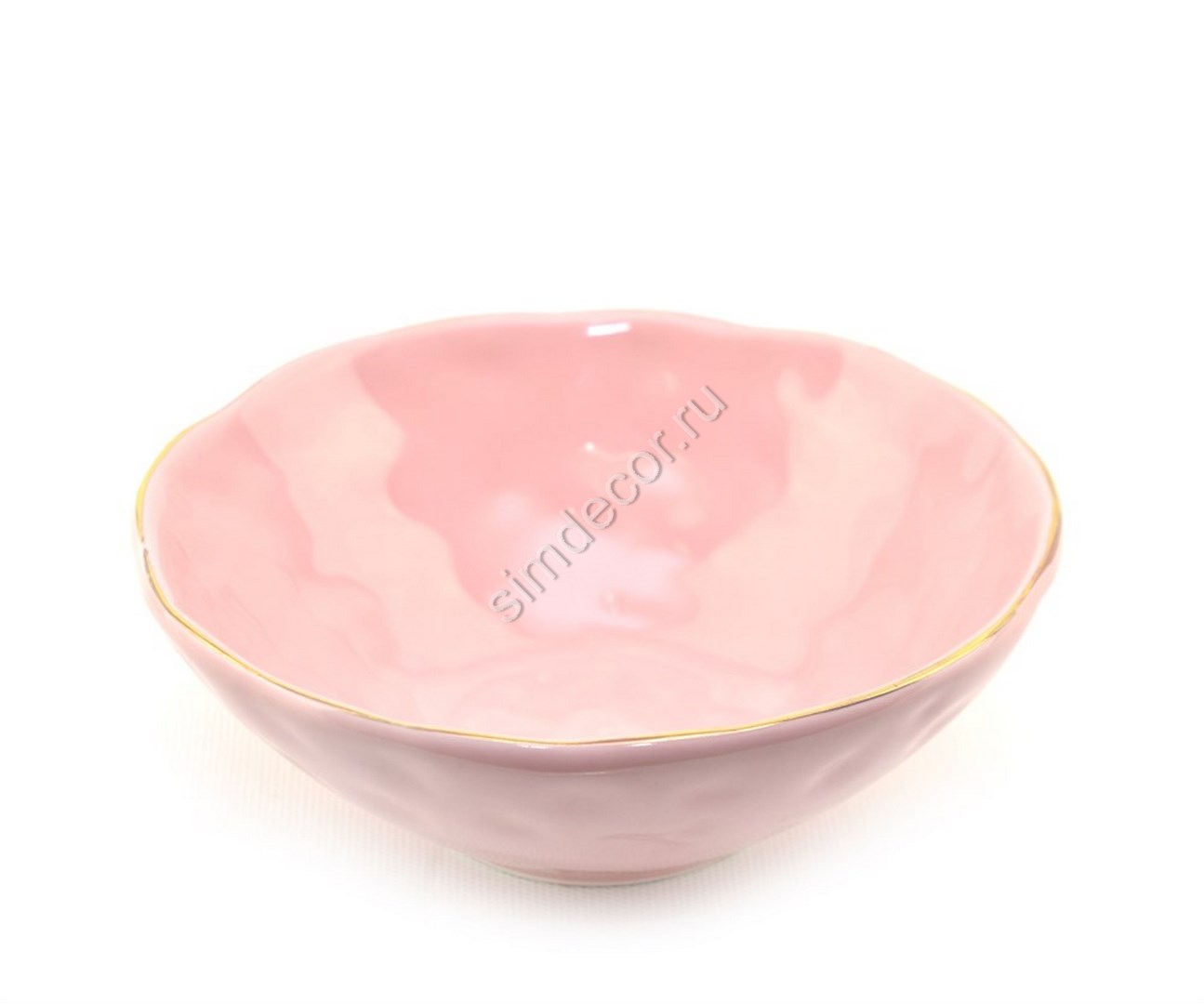 Декоративная керамическая глубокая тарелка