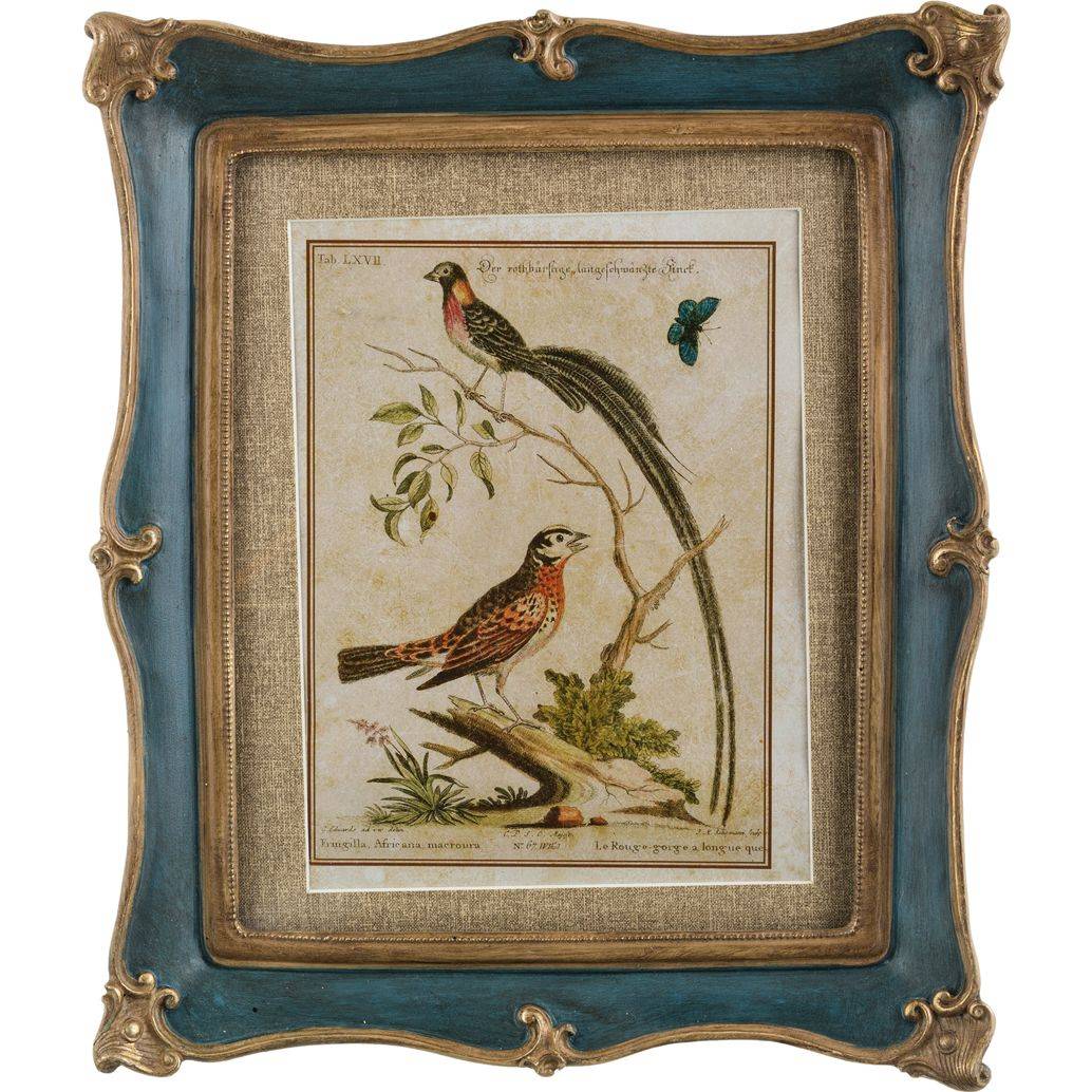 Настенное декоративное панно с птицами