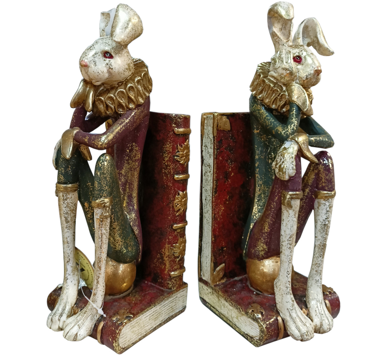 Подставки для книг на полку в форме кроликов
