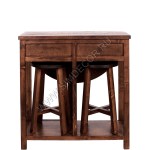 Стол-трансформер и 2 табурета Chairlock