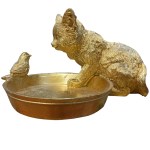 Блюдо для мелочей Кот и Птичка