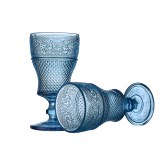 Синий стеклянный бокал «Лукоморье»