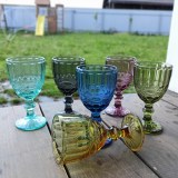 Набор бокалов из стекла «Vega» разных цветов