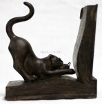 Подставка для книг Кошка