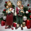 Фигурка декоративная мальчик с игрушкой и барабаном