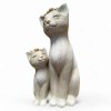 Фигурка интерьерная в виде двух довольных кошечек