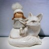 Фигурка новогодняя Девочка и Лиса