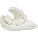Фигурка ангела спящего в крыльях