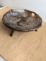 Фруктовница керамическая на ножках