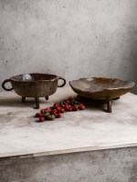 Фруктовница керамическая на ножках