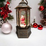 Новогодний гелиевый фонарь "Дед Мороз на с подарками"