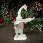 Фигурка новогодняя Гусыня со Скрипкой