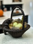 Фигурка интерьерная Кошка с Корзинкой