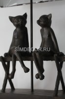 Светильник Кошки на скамейке