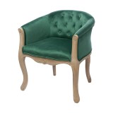 Кресло зеленое в стиле прованс
