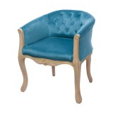 Кресло синее в стиле прованс