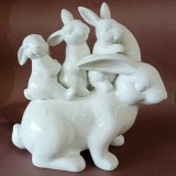 Фигурка Кролик с крольчатами Горка