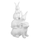 Фигурка Кролик с крольчатами на спине
