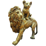 Фигурка лев и львёнок