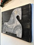 Панно настенное в этническом стиле Лошадь
