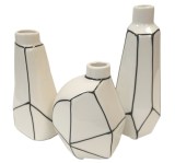 Мини-вазочки керамический комплект 3шт