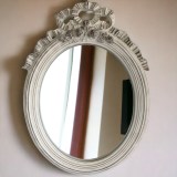 Зеркало винтажное овальное «Бант»