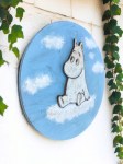 Панно настенное с фигуркой Муми-Тролля