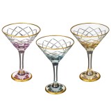 Набор стеклянных бокалов для мартини «Elegance» 3 шт