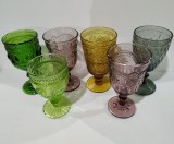 Набор цветных бокалов mix1