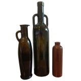 Набор интерьерных ваз в форме бутылок