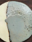 Панно с круглым абстрактным керамическим узором