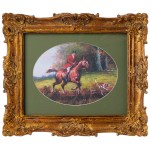 Антикварная рамка Жокей