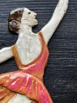 Панно настенное с фигуркой балерины