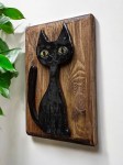 Панно настенное Черная Кошка
