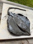 Панно в морском стиле с фигуркой ската