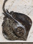 Панно в морском стиле с фигуркой ската
