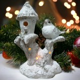 Фигурка новогодняя с подсветкой Птичка на Дереве