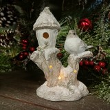 Фигурка новогодняя с подсветкой Птичка на Дереве