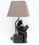 Лампа настоная Кот читает книжку котёнку