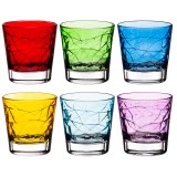 Цветные стеклянные стаканы Enjoy