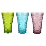 Цветные стеклянные стаканы «Flomber»
