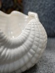 Ваза керамическая белая Морская Раковина