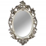 Настенное зеркало в овальной раме «Лилия»