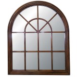 Зеркало в виде окна «Wishell» в деревянной раме