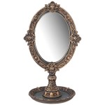 Настольное зеркало «Victorian Style» винтажное на ножке