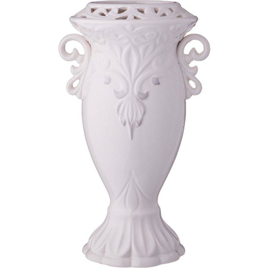 Ваза интерьерная керамическая белая «Almarian»