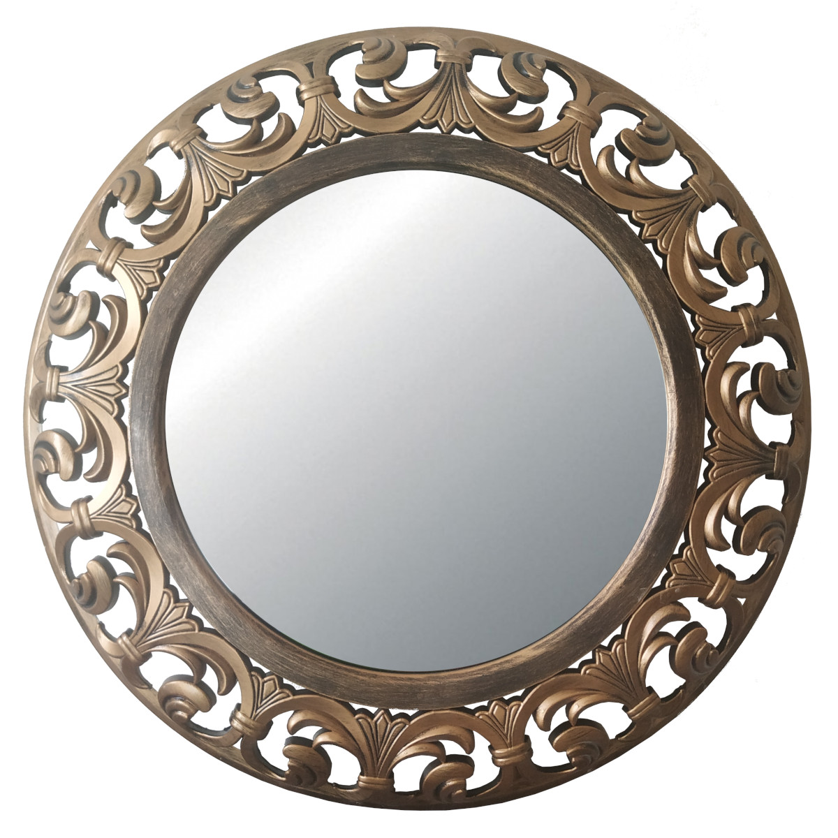 Зеркало шестиугольное «Arti» бронзовый цвет